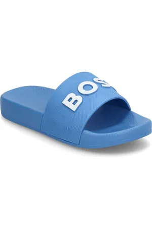 HUGO BOSS Aqua Slides Shoes Summer Shoes Pool Sliders Blue