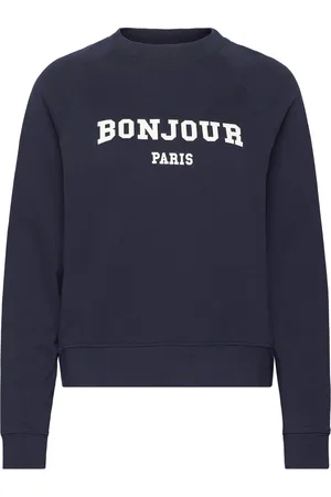 Lindex Sweater Smilla Tops Sweatshirts & Hoodies Sweatshirts Navy