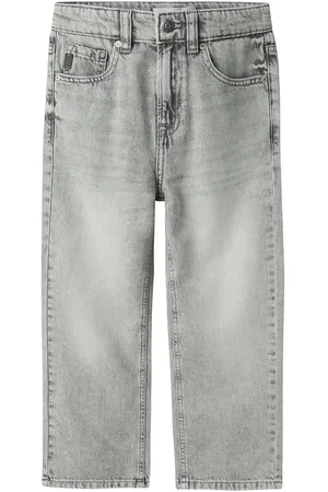 NAME IT Nkmryan Straight Jeans 3418-Be Noos Bottoms Jeans Grey