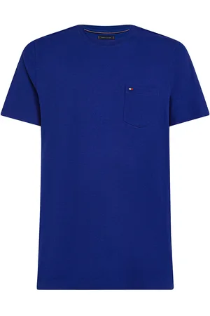 Tommy Hilfiger Essential Solid Pocket Tee Tops T-Kortærmet Skjorte Blue