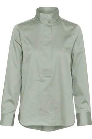 INWEAR Keixiw Shirt Tops Shirts Long-sleeved Green