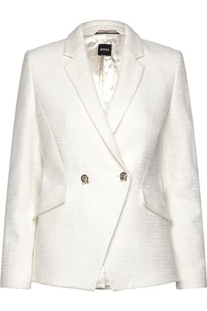 HUGO BOSS Jatawa2 Blazers Double Breasted Blazers White
