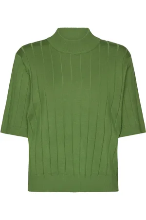 Bruuns Bazaar Anem Bbglady Knit Tops Knitwear Jumpers Green