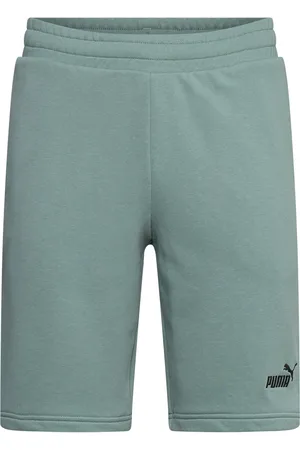 PUMA Ess No. 1 Logo Shorts 10" Sport Sport Clothing Sport Shorts Sport Sweat Shorts Green