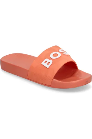 HUGO BOSS Aqua Slides Shoes Summer Shoes Pool Sliders Orange