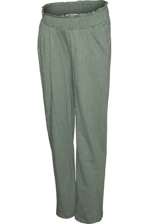 Mama;licious Mlivy Jrs Pants Noos Bottoms Trousers Joggers Green