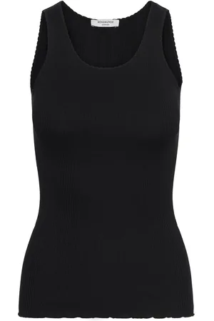 Rosemunde Rwbeatha Sl U-Neck Top Tops T-shirts & Tops Sleeveless Black