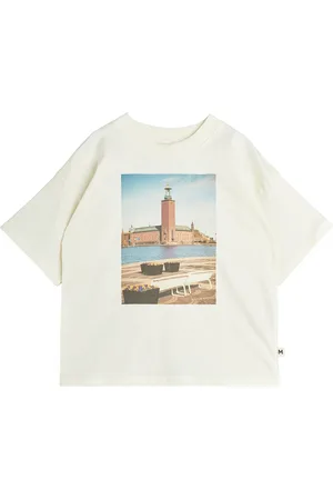 Mini Rodini City Hall Ss Tee Tops T-Kortærmet Skjorte White