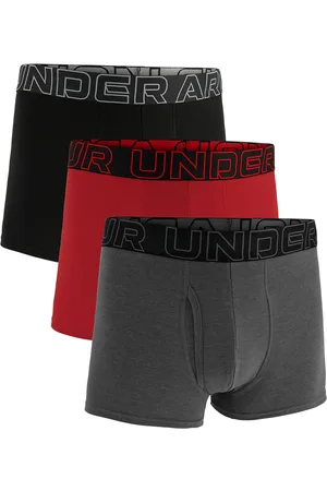 Under Armour Ua Performance Cotton - Solid 3 In 3Pk Sport Men Sport Clothing Sport Underwear Sport Boxers Multi/patterned