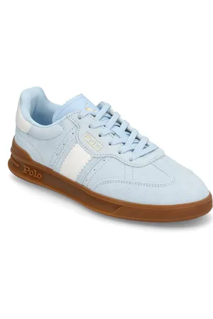 Ralph Lauren Heritage Aera Leather-Suede Sneaker Low-top Sneakers Blue