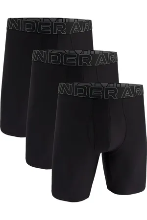 Under Armour Ua Performance Tech - Solid 9 In 3Pk Sport Men Sport Clothing Sport Underwear Sport Boxer Shorts Black