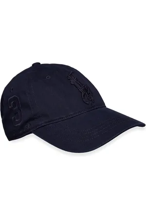 Ralph Lauren Big Pony Twill Ball Cap Accessories Headwear Caps Navy