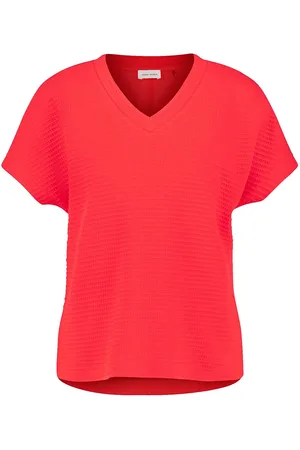 Gerry Weber T-Shirt 1/2 Sleeve Tops T-shirts & Tops Short-sleeved Red
