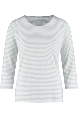 Gerry Weber T-Shirt 3/4 Sleeve Tops T-shirts & Tops Long-sleeved White