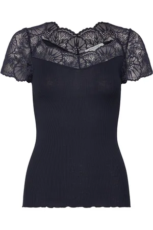 Rosemunde Rwbeatha Capsleeve Regular T-Shirt Tops T-shirts & Tops Short-sleeved Navy