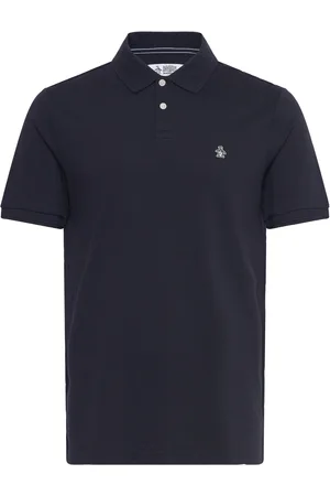 Original Penguin Daddy Tncl Piq Stick Tops Polos Short-sleeved Navy