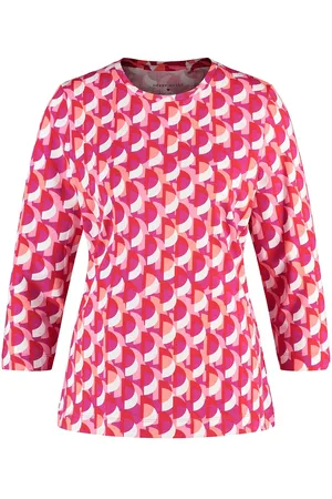 Gerry Weber T-Shirt 3/4 Sleeve Tops T-shirts & Tops Long-sleeved Pink
