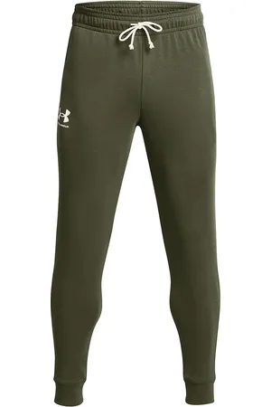Under Armour Ua Rival Terry Jogger Sport Sweatpants Khaki Green
