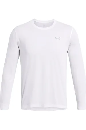 Under Armour Ua Launch Longsleeve Sport Men Sport Clothing Sport Tops Sport Long Sleeved Tops White
