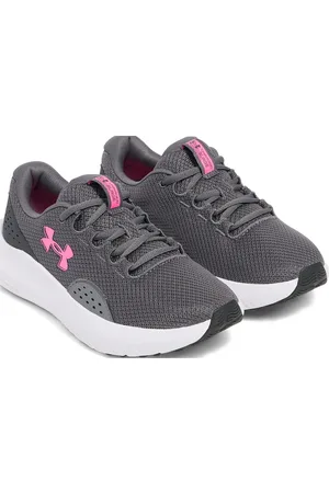 Under Armour Ua W Charged Surge 4 Sport Women Sport Shoes Sport Running Shoes Grey