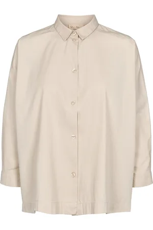 Marmar Copenhagen Thana W Tops Shirts Long-sleeved Shirts Beige