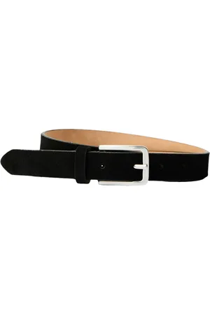 SELECTED Slhsander Suede Belt Accessories Belts Classic Belts Black