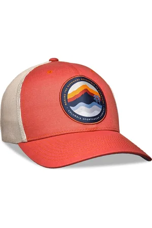 Columbia Columbia Mesh Snap Back Sport Headwear Caps Red