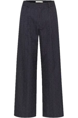Gestuz Daciagz Hw Pants Bottoms Trousers Wide Leg Navy