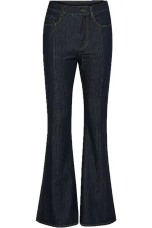 Gestuz Tilmagz Hw Flared Jeans Bottoms Trousers Flared Navy