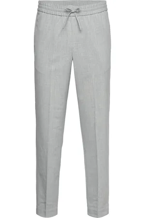 Lindbergh Relaxed Fit Pants Bottoms Trousers Casual Grey