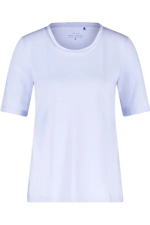 Gerry Weber T-Shirt 1/2 Sleeve Tops T-shirts & Tops Short-sleeved Blue