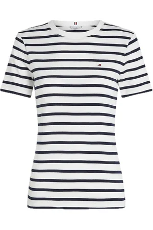 Tommy Hilfiger Slim Cody C-Nk Ss Tops T-shirts & Tops Short-sleeved Navy