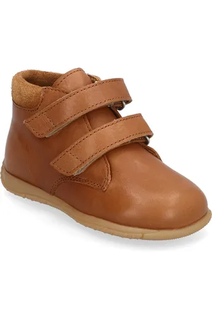 ANGULUS Shoes - Flat - With Velcro High-top Sneakers Brown