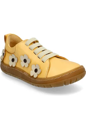 ANGULUS Shoes - Flat - With Lace Low-top Sneakers Yellow