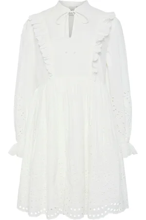 Y.A.S Luma Ls Dress S. Noos Kort Kjole White