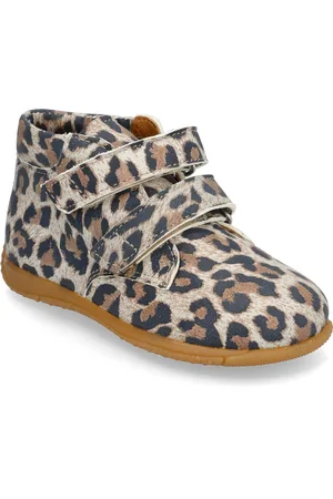 ANGULUS Shoes - Flat - With Velcro High-top Sneakers Brown