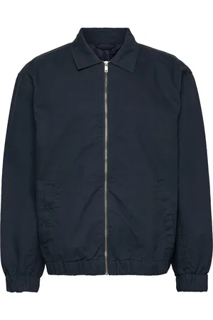 Lindbergh Zip Through Overshirt Tynd Jakke Navy