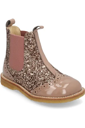 ANGULUS Booties - Flat - With Elastic Boots Støvler Pink