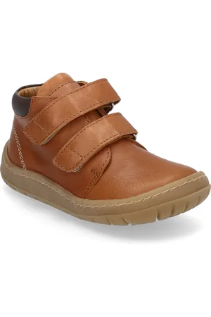 ANGULUS Shoes - Flat - With Velcro High-top Sneakers Brown