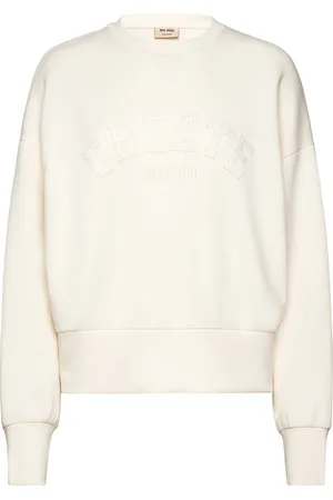 Mos Mosh Mmcelli O-Ls Sweatshirt Tops Sweatshirts & Hoodies Sweatshirts Cream