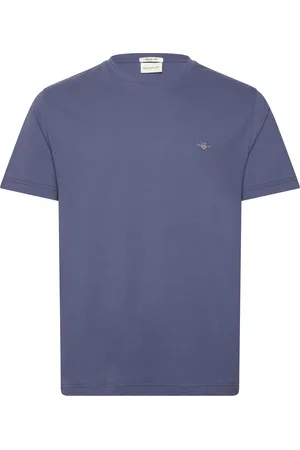 GANT Reg Shield Ss T-Shirt Tops T-Kortærmet Skjorte Navy