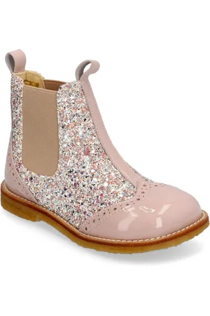 ANGULUS Booties - Flat - With Elastic Boots Støvler Pink