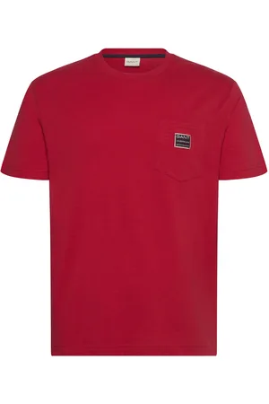 GANT Pocket Ss T-Shirt Tops T-Kortærmet Skjorte Red