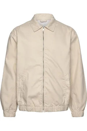 Lindbergh Zip Through Overshirt Tynd Jakke Cream