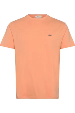 GANT Reg Shield Ss T-Shirt Tops T-Kortærmet Skjorte Orange