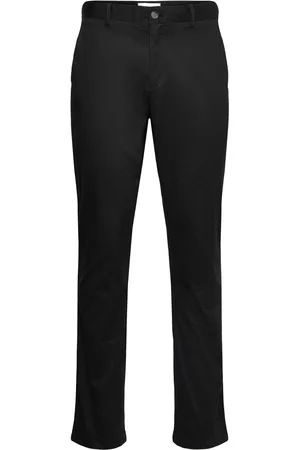 Reiss Pitch Bottoms Trousers Chinos Black