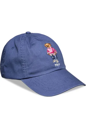 Ralph Lauren Polo Bear Twill Ball Cap Accessories Headwear Caps Blue
