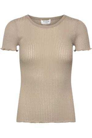 Rosemunde Rwbelize Ss O-Neck T-Shirt Tops T-shirts & Tops Short-sleeved Khaki Green