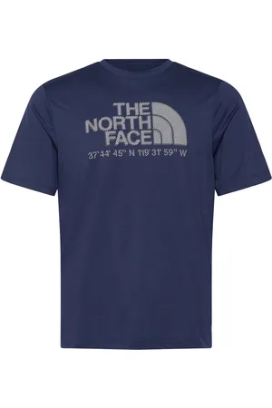 The North Face M 24/7 S/S Tee Logo Graphic Reg Sport Men Men Sports Clothes Sport Tops Sport T-Skjorte Navy