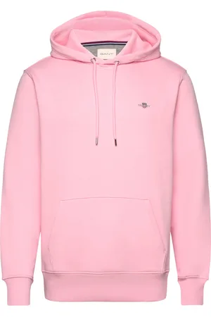 GANT Reg Shield Hoodie Tops Sweatshirts & Hoodies Hoodies Pink